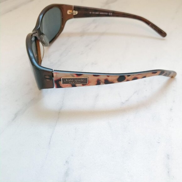 Kate Spade Square Sunglasses Brown Leopard Print main image 6